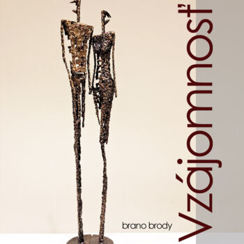 Sculpture titled "Couple  Man and Wom…" by Brano Brody, Original Artwork, Metals