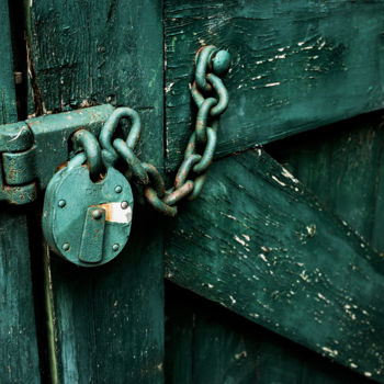 Photographie intitulée "The padlock I" par Jgc Braticius, Œuvre d'art originale, Photographie numérique