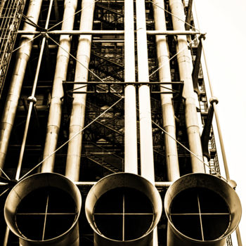 Fotografie getiteld "Centre Pompidou I" door Jgc Braticius, Origineel Kunstwerk, Digitale fotografie