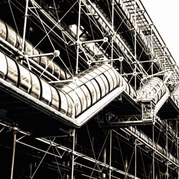 Photography titled "Centre Pompidou III" by Jgc Braticius, Original Artwork, Digital Photography