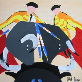Painting titled ""BOUSCULADE"" by Didier Bravo, Original Artwork