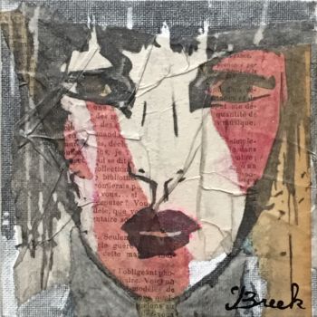 Collages titled "Petite Romane" by Breek Kuntz, Original Artwork, Paper