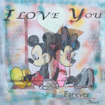 Collages titled "I love you Forever…" by Breek Kuntz, Original Artwork