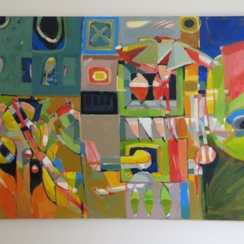 Peinture intitulée "Key Largo" par Brendan Walsh, Œuvre d'art originale, Huile