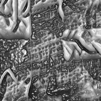 Digitale Kunst getiteld "Flood" door Brian W. Hall, Origineel Kunstwerk, AI gegenereerde afbeelding