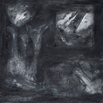 Peinture intitulée "La déchirure 2, Acr…" par Briga, Œuvre d'art originale, Acrylique