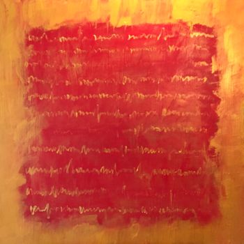 Peinture intitulée "Gold 1, Acrylique s…" par Briga, Œuvre d'art originale, Acrylique