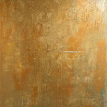 Peinture intitulée "Gold 5" par Briga, Œuvre d'art originale, Acrylique