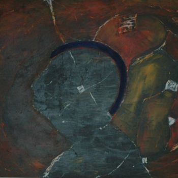 Painting titled "Projection, Acryliq…" by Briga, Original Artwork, Acrylic