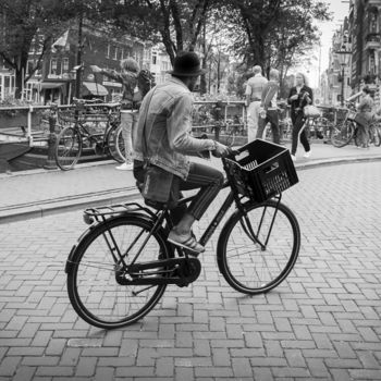 Fotografie mit dem Titel "Série Bike - Limite…" von Brice Bourgois, Original-Kunstwerk, Digitale Fotografie