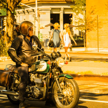 Photography titled "Motorbike Style - L…" by Brice Bourgois, Original Artwork, Digital Photography