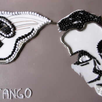 Painting titled "Django" by Brigitte Barcelo, Original Artwork, Acrylic