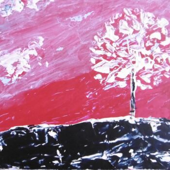 Pittura intitolato "Arbre 2" da Brigitte Barcelo, Opera d'arte originale, Acrilico