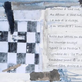 Malerei mit dem Titel "Boite aux lettres" von Brigitte Barcelo, Original-Kunstwerk, Acryl