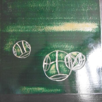 Peinture intitulée "LAQUE 1" par Brigitte Barcelo, Œuvre d'art originale, Laque