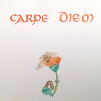 Ремесла под названием "Carpe diem" - Brigitte Boulanger, Подлинное произведение искусства
