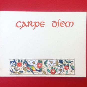 제목이 "Carpe diem"인 미술품 Brigitte Boulanger로, 원작