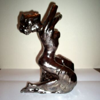 Escultura intitulada "Nymphe de Brigitte…" por Brigitte Bouron, Obras de arte originais