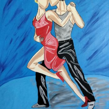 "Le tango" başlıklı Tablo Brigitte Candy tarafından, Orijinal sanat, Akrilik