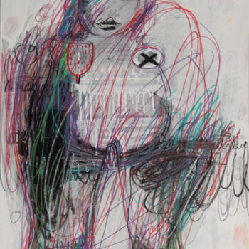 Картина под названием "Vénus turlupinée" - Brigitte Derbigny, Подлинное произведение искусства, Акрил