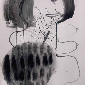 Рисунок под названием "Vénus n°4" - Brigitte Derbigny, Подлинное произведение искусства, Акрил