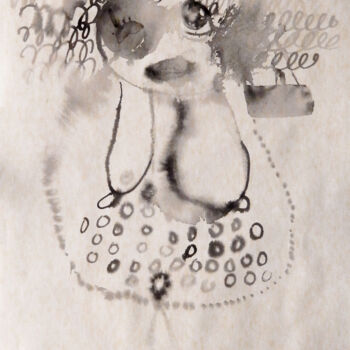 Desenho intitulada "Vénus n°1" por Brigitte Derbigny, Obras de arte originais, Acrílico