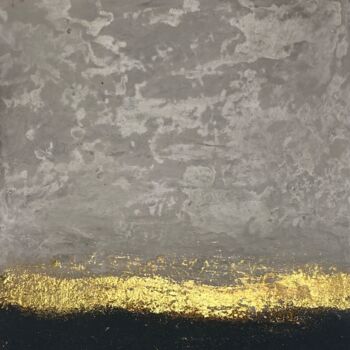 Painting titled "Evening light" by Brigitte Dravet, Original Artwork, Acrylic Mounted on Wood Stretcher frame