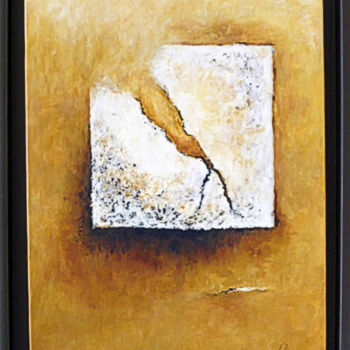 Malerei mit dem Titel "Déchirure" von Brigitte Dumont, Original-Kunstwerk, Acryl