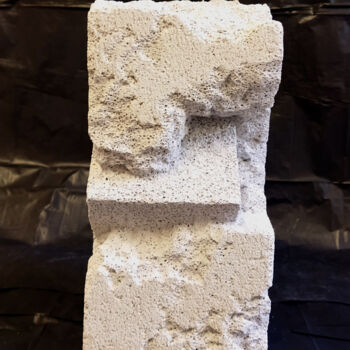 Sculpture titled "Inclusion" by Brigitte Dumont, Original Artwork, Concrete