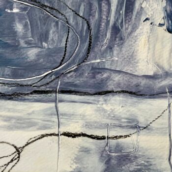 Картина под названием "Fraicheur d’hiver 2…" - Brigitte Gagné, Подлинное произведение искусства, Акрил