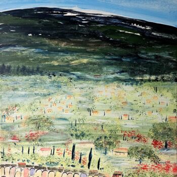 Malarstwo zatytułowany „Mont Ventoux” autorstwa Brigitte Kölli, Oryginalna praca, Akryl