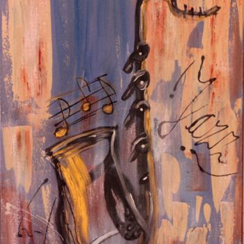 Pintura intitulada "jazz.jpg" por Brigitte Kölli, Obras de arte originais, Acrílico