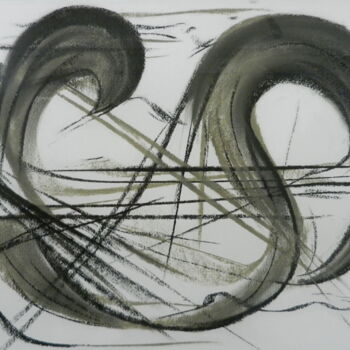 Desenho intitulada "DENA" por Brigitte Maillard (ROBRIMA), Obras de arte originais, Giz
