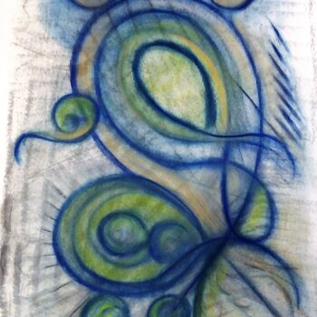 Drawing titled "robrima-1-13.jpg" by Brigitte Maillard (ROBRIMA), Original Artwork, Chalk