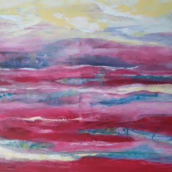 Painting titled "Ailleurs" by Brigitte Mathé (MBL), Original Artwork, Acrylic