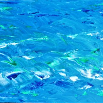 Peinture intitulée "Blue Matala 2 #arti…" par Brigitte Mathé (MBL), Œuvre d'art originale, Acrylique