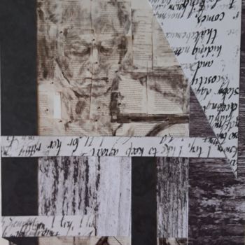 Collages titulada "Sans Titre COL 4" por Brigitte Mathé (MBL), Obra de arte original