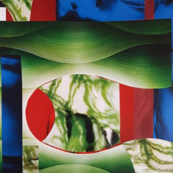Collages getiteld "Sans titre COL7" door Brigitte Mathé (MBL), Origineel Kunstwerk