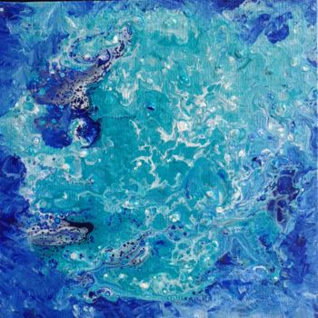 Peinture intitulée "Oceanic Island" par Brigitte Mathé (MBL), Œuvre d'art originale, Acrylique