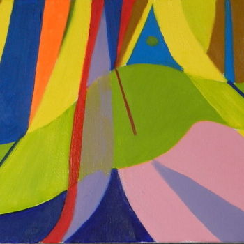 Pintura titulada "Entre ciel et abyss…" por Brigitte Mathé (MBL), Obra de arte original, Oleo Montado en Bastidor de camilla…