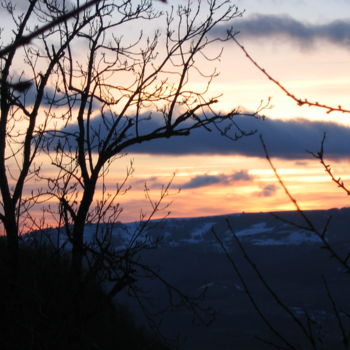 Photographie intitulée "Coucher de soleil d…" par Brigitte Mathé (MBL), Œuvre d'art originale