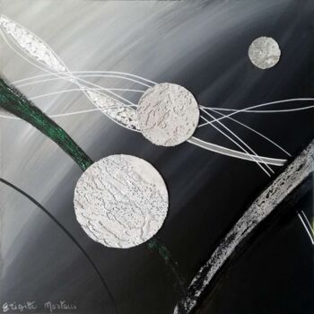 제목이 "Alcyone"인 미술작품 Brigitte Mostacci로, 원작, 아크릴 나무 들것 프레임에 장착됨