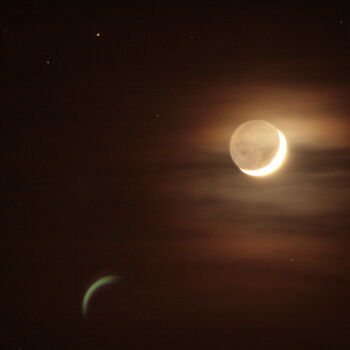 Fotografía titulada "CLAIR DE LUNE DANS…" por Brigitte Payen (B.PAYEN), Obra de arte original, Fotografía digital