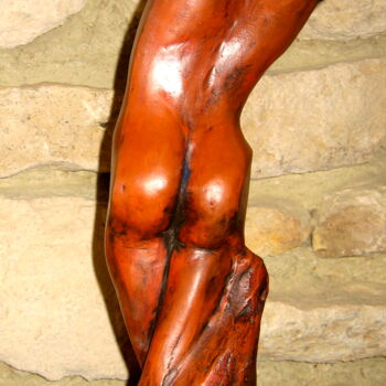 Скульптура под названием "jeune femme" - Brigitte Perez, Подлинное произведение искусства, Керамика