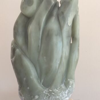 Sculpture titled "confinement" by Brigitte Perez, Original Artwork, Stone