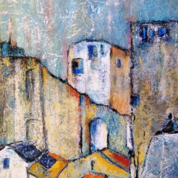 Painting titled "Souvenir d'Arles" by Loir, Original Artwork, Acrylic