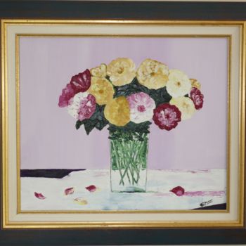 Peinture intitulée "43-bouquet-copie.jpg" par Lartdelatoile, Œuvre d'art originale