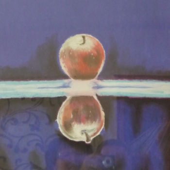 Peinture intitulée "41 LA POMME" par Lartdelatoile, Œuvre d'art originale, Pastel