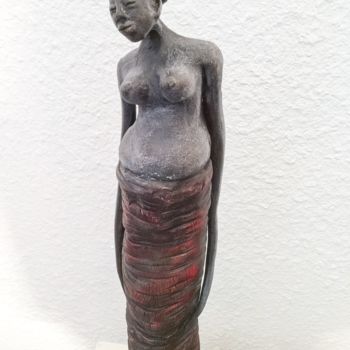 Sculpture intitulée "Zambie" par Brigitte Reina, Œuvre d'art originale