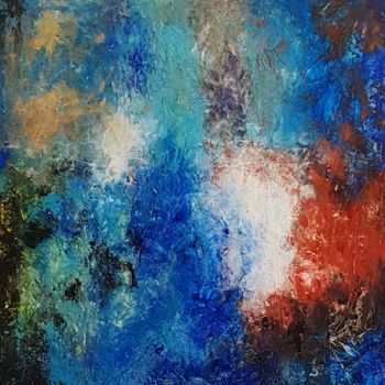 Painting titled "Entre terre et mer" by Brigitte.S, Original Artwork, Acrylic